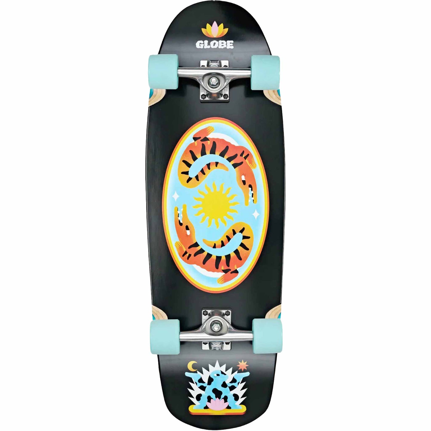 Globe Big Bad Bruiser Lotus 33" Cruiser Complete