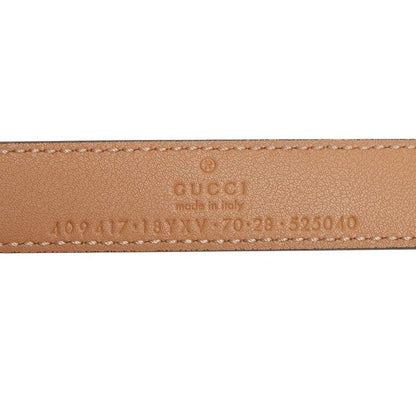 Gucci GG Marmont Belt Size 70/28 Beige Leather