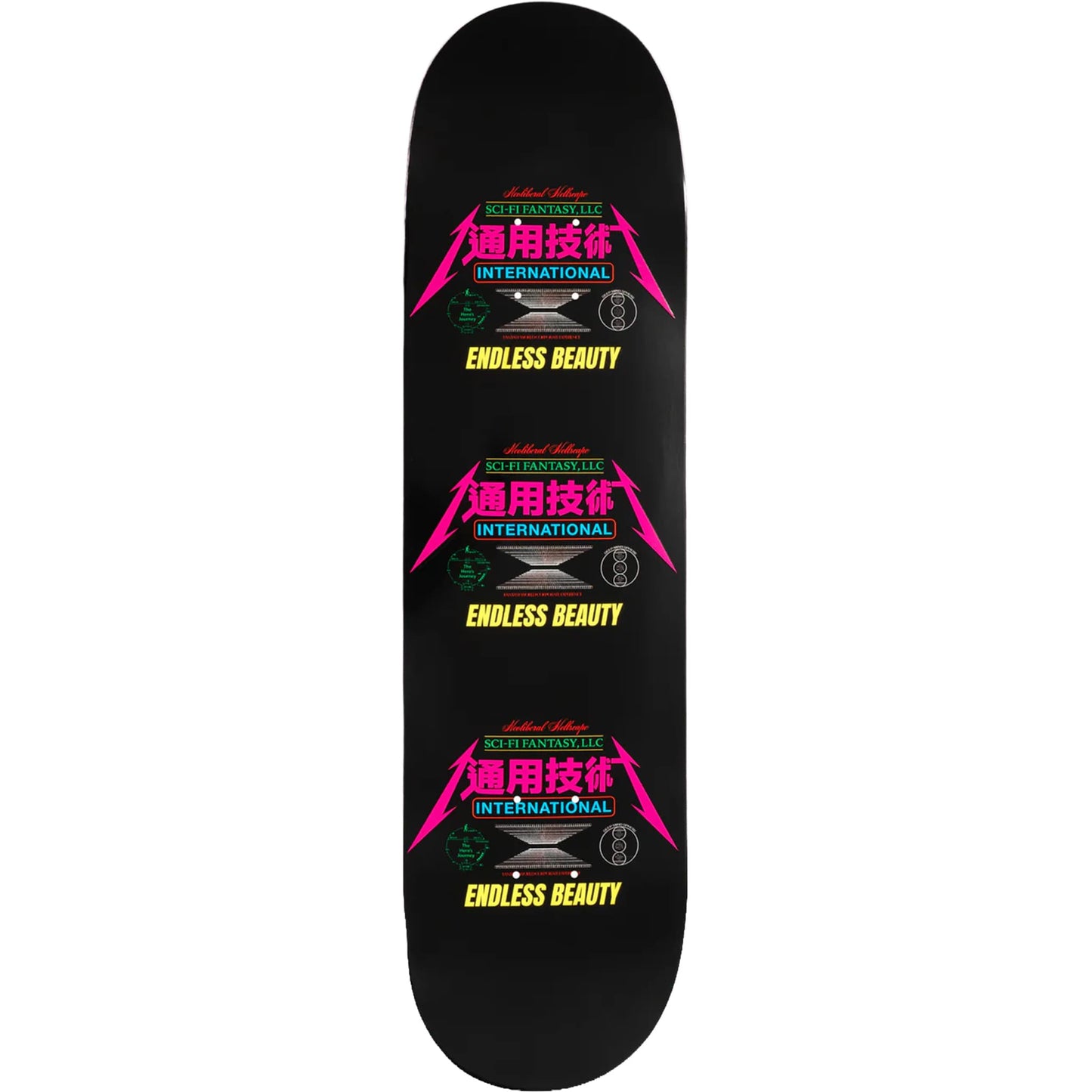 Sci-Fi Fantasy Neoliberal Beauty Skateboard Deck 8.5"